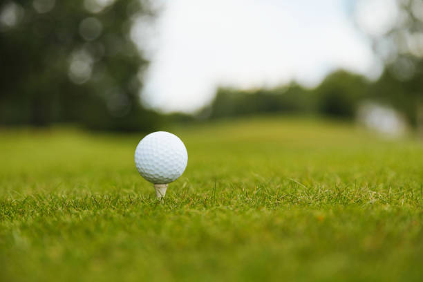 istock golf ball on tee ready to play 1417630752