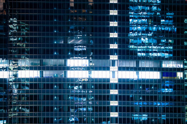 istock Abstract urban imagery of technology 1417634190