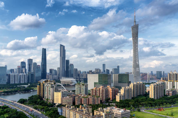 istock Guangzhou city skyline 1417636429