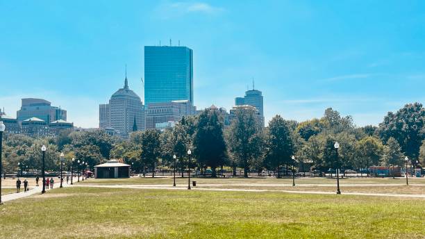 istock Park downtown Boston Massachusetts 1417639296