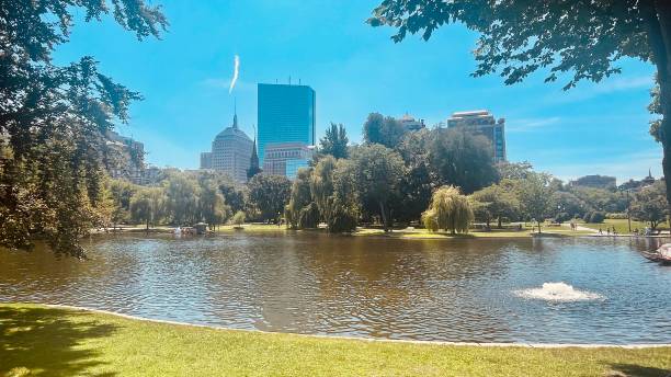 istock Park downtown Boston Massachusetts 1417639413