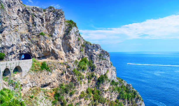 istock Road on Amalfi Coast, Italy 1417641550