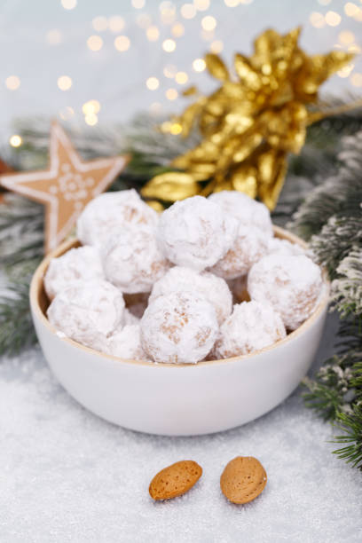 istock Traditional Christmas snowball cookies 1417642675