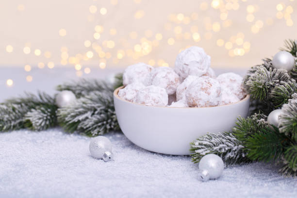 istock Traditional Christmas snowball cookies 1417642775
