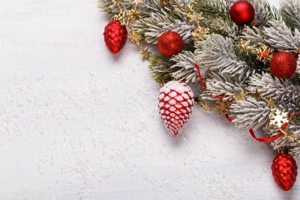 istock Christmas red and gold ornaments 1417643541