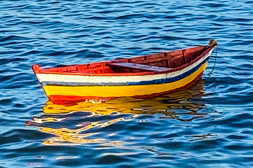 Small rowboat in Armacao dos Buzios, Rio de Janeiro, Brazil