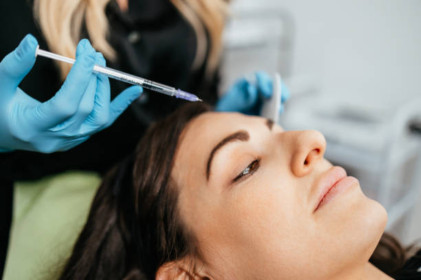 istock Facial aesthetics surgery treatment. 1417650736