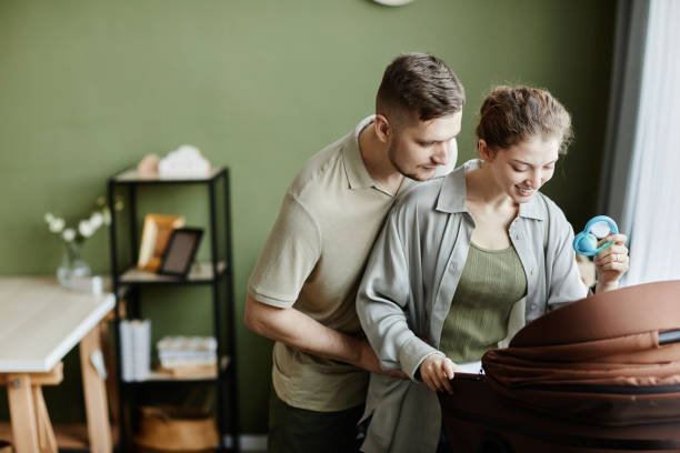 istock Couple enjoying parenthood at home 1417656054