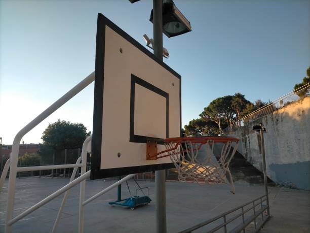 istock Basketball hoop photography. 1417664395