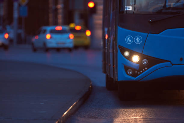 istock Bus public transportation in Budapest, Hungary. 1417664946