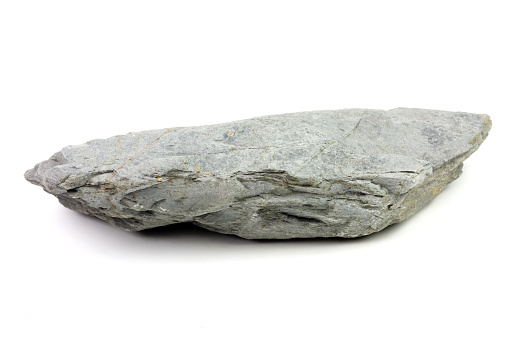 Stone on white background