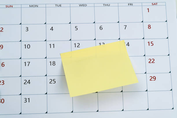 Calender Post It Note 30,900+ Post It Note Calendar Stock Photos, Pictures & Royalty-Free ...