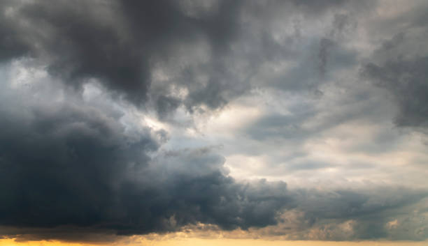 Dramatic sky clouds after  storm. Sky background Dramatic sky clouds after  storm. Sky background georgia tornado stock pictures, royalty-free photos & images