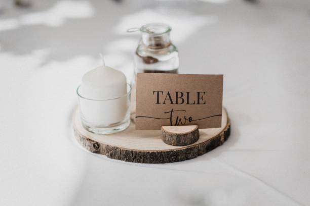 istock Closeup shot of an aromatic candle on a minimalist table setting 1417683689
