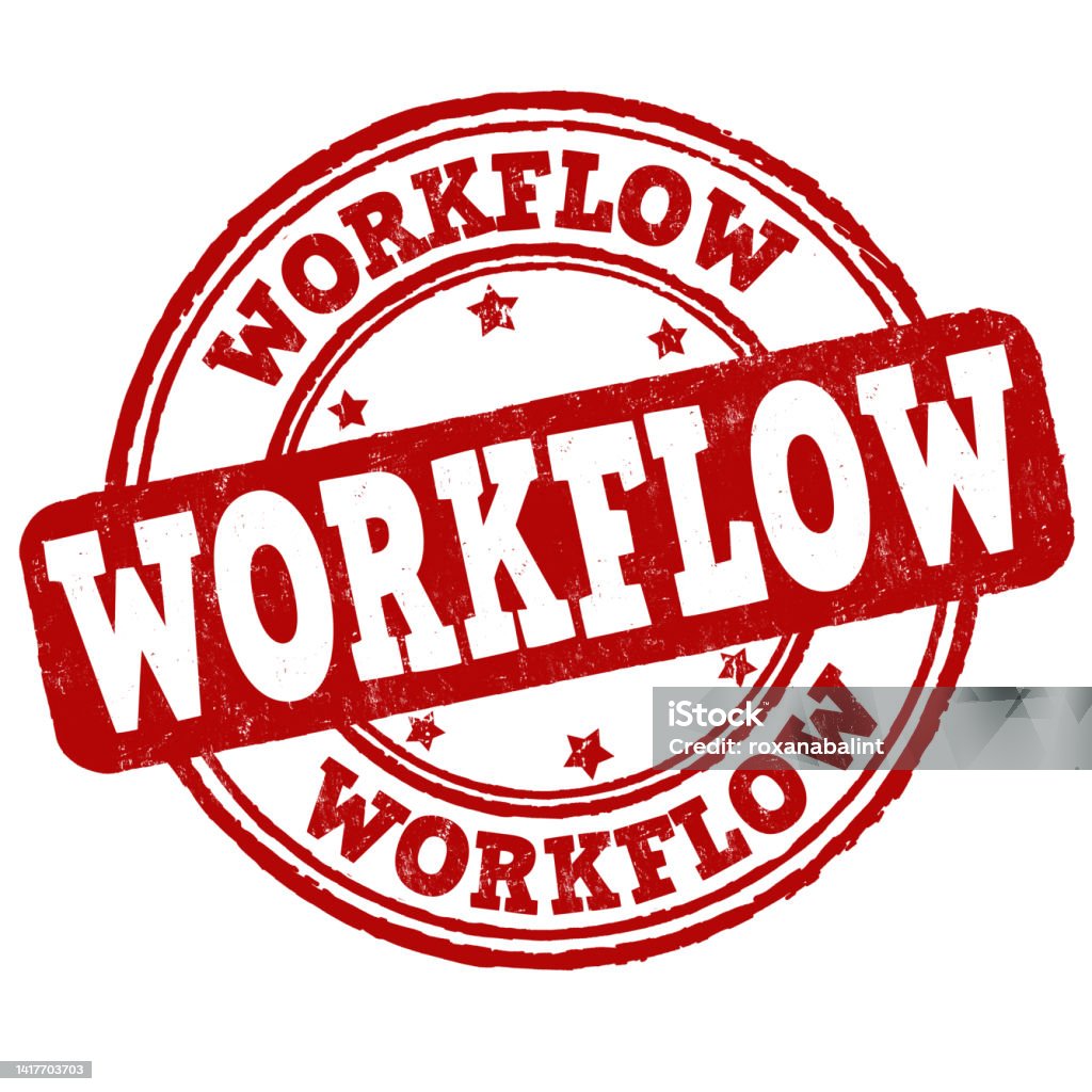 Workflow Stamp Workflow Grunge Rubber Stamp Stock Illustration - Download Image Now ...