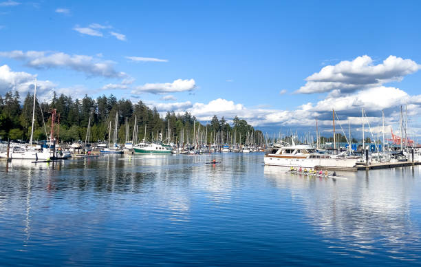 istock Boats next to park 1417706411