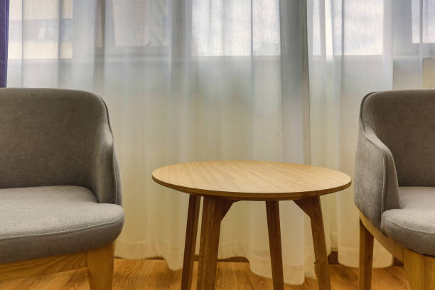 istock wooden table and chair 1417707114