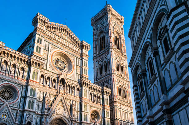 Florence downtown images, italy Florence Santa Maria del Fiore Cathedral  view filippo brunelleschi stock pictures, royalty-free photos & images
