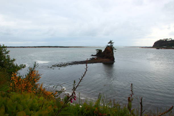 istock Oceon Siletz Bay, Oregon sea stacks 1417731492
