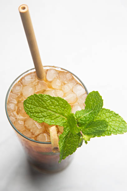 istock drink or cocktail with mint leaves on a white background 1417732584