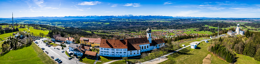 view from the Hohenpeissenberg - bavaria - photo
