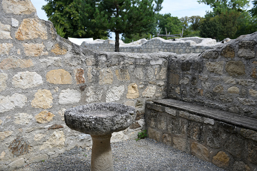 Roman town and archaeological excavations in Carnuntum, Austria