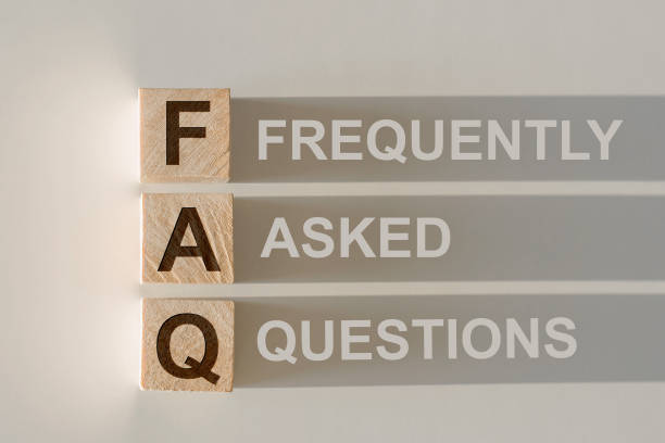 istock Wooden blocks with word FAQ on light gray baclground. Frequently asked question concept 1417762071