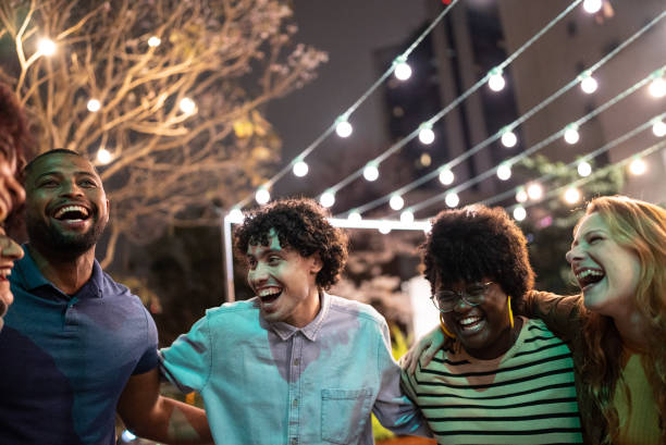 istock Friends having a fun outdoors 1417765639