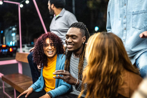 istock Friends having a fun outdoors 1417766458