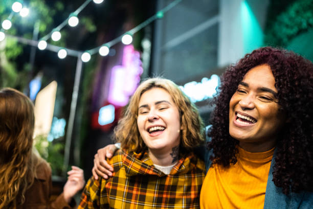 istock Friends having a fun outdoors 1417766469