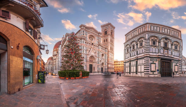 피렌체의 두오모, 새벽에 이탈리아 - florence italy 뉴스 사진 이미지