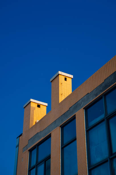 istock Sunrise modern urban architecture 1417766784