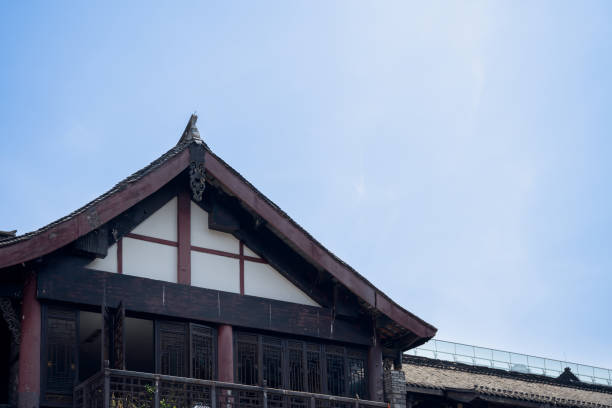 istock Modern urban architecture in Chengdu on sunny days 1417766855