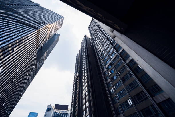 istock Modern Chengdu urban architecture in sunny days 1417767982
