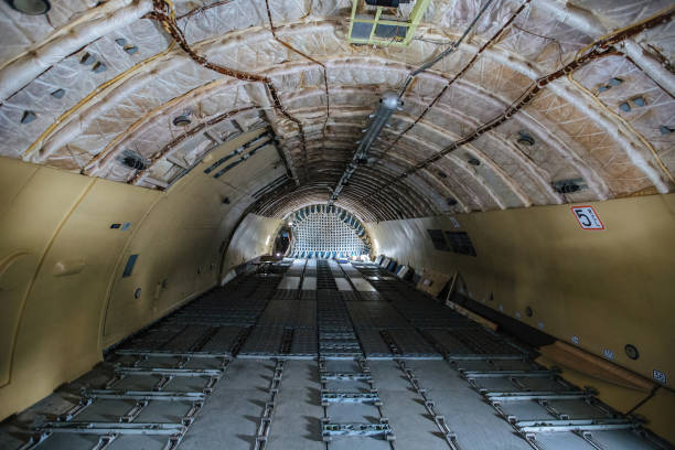 istock Inside the cargo bay of the aircraft 1417774077