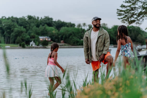 istock family having fun at the lake 1417779191