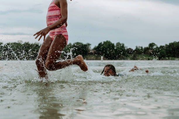 istock family having fun at the lake 1417779236