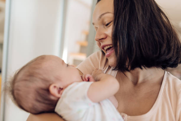 istock Young mother bonding with her adorable baby 1417780845