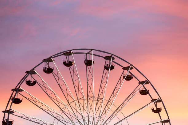 istock Ferris wheel at the sunset 1417782693