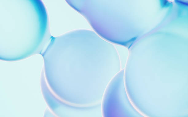 Transparent gradient bubbles, 3d rendering. Transparent gradient bubbles, 3d rendering. Computer digital drawing. morphing stock pictures, royalty-free photos & images