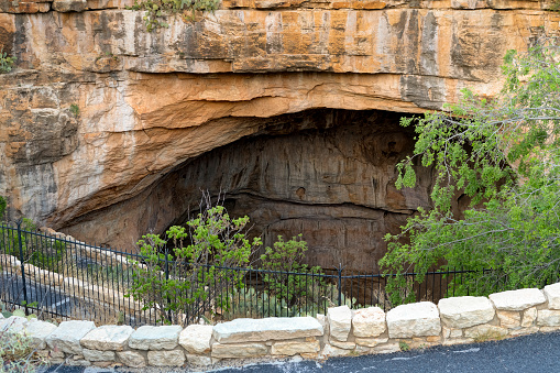 Natural Entrance to Carlsbad Caverns, New Mexico, USA