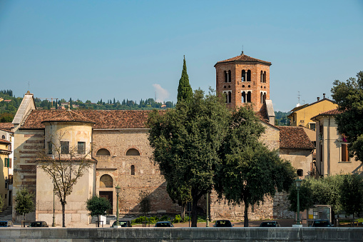 Church of Santo Stefano in Verona, Italy
