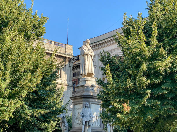 Statuein Milan Italy