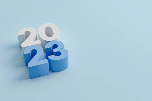 istock Happy new year 2023. New year resolution 2023. 3d render illustration 1417825529