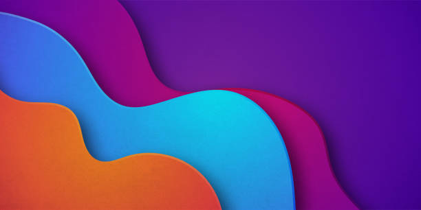 istock Abstract Retro Grunge Colorful Simply Modern Liquid Background 1417837297