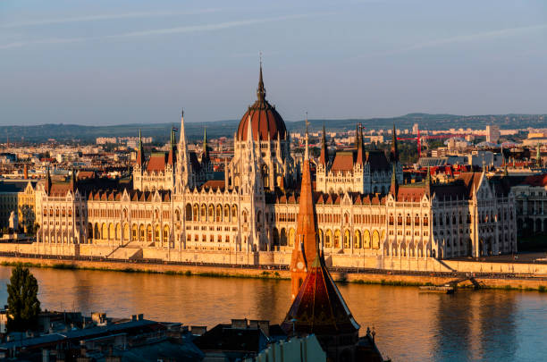 Shot captured from Buda Castle, on the west side of town.