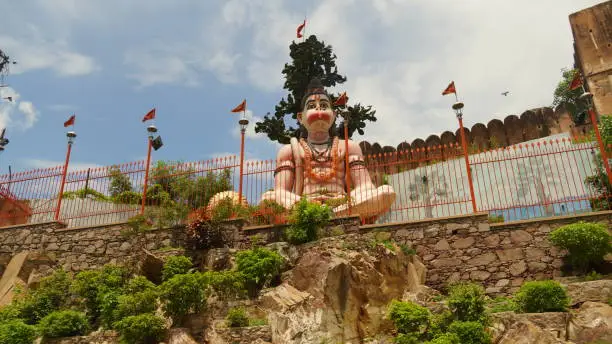 A lovely idol of Hanuman ji in Rajasthan