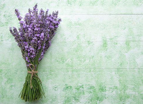 istock Fresh flowers of lavender bouquet 1417863967