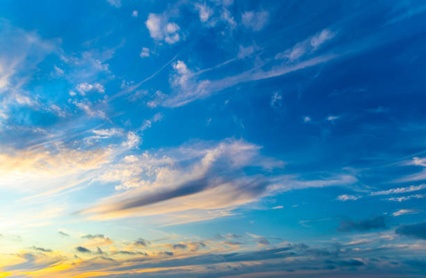 istock Vibrant sunrise sky. Beautiful sky 1417865871