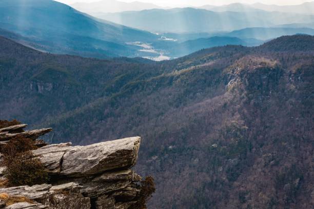 istock Scenic view of mountains and clouds for perfect backgrounds 1417874745